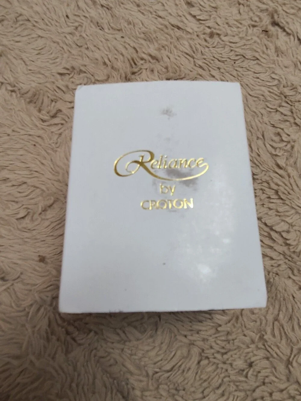Reliance by Croton Stainless Steel Watch with Red Dial, In Original Box